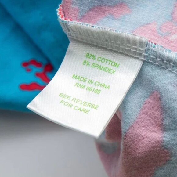 Lilly Pulitzer Rare Jia Dress Sleeveless Turquoise Coral Cascade Print SX L - Picture 14 of 15